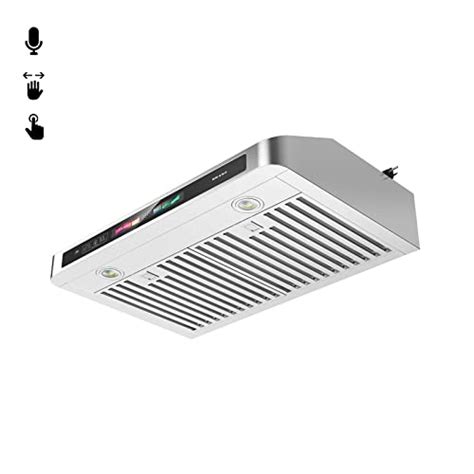 under cabinet range hood 30 stainless steel led touch pad|Amazon.com: BRANO 30 Inch Under Cabinet Range .